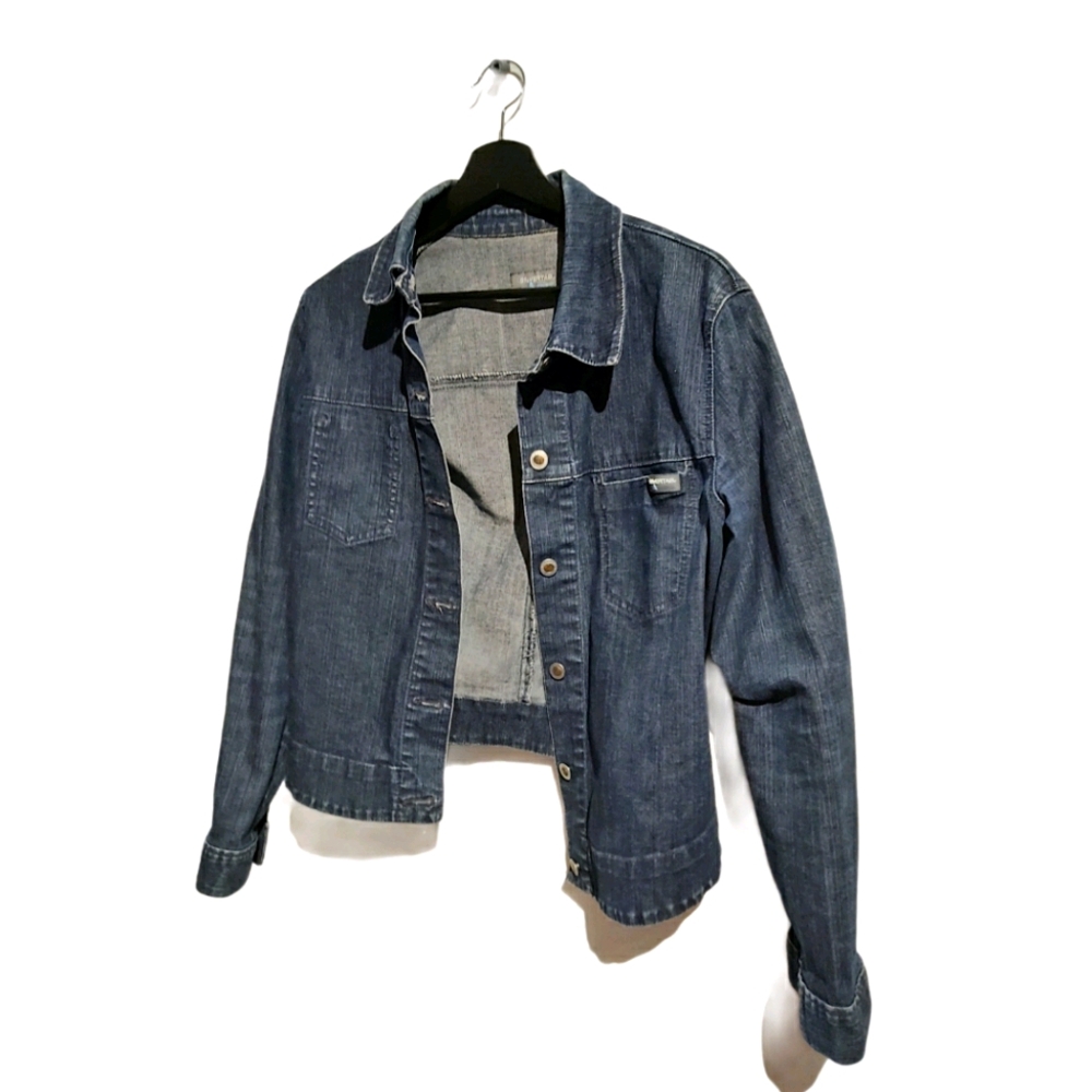 Dark blue vintage jeans vest